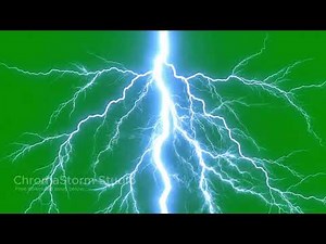 Realistic Lightning Green Screen Effects – Storm, Sparks & Cloud Scenes