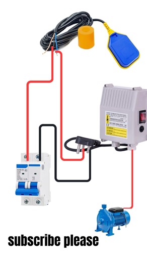 How to wire a float switch step by step diagram #floatswitch #electrician #waterpump