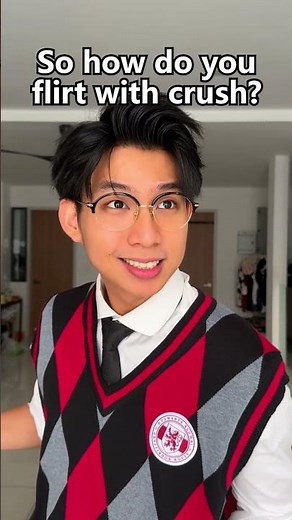 Girl flirt by bullying