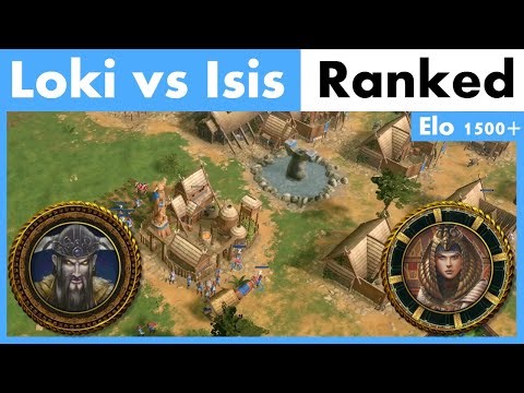 Loki vs Isis | 1v1 Ranked | Age of Mythology
