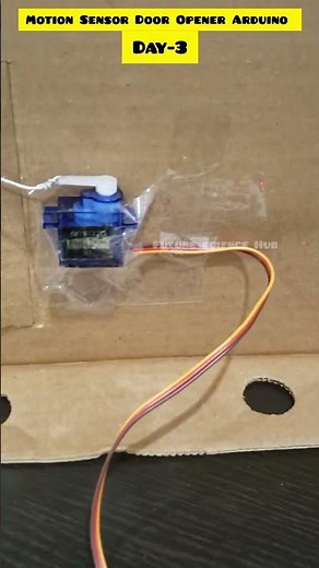 Motion Sensor Door Opener Arduino Nano 33 BLE Sense with Servo