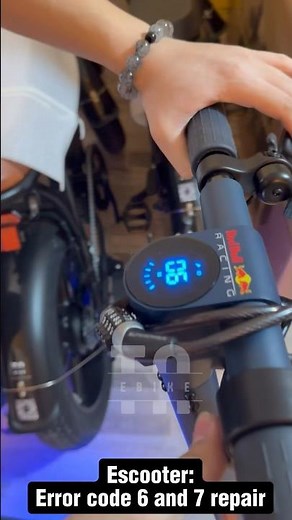 Escooter Error Code 6 and 7 Fix Repair - Replaced throttle and brake sensor #ebike #repair #escooter