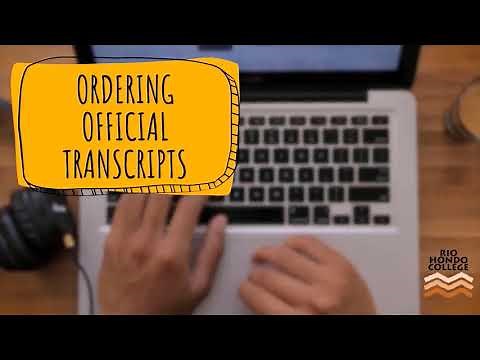 Ordering Your Official Transcripts Online Tutorial
