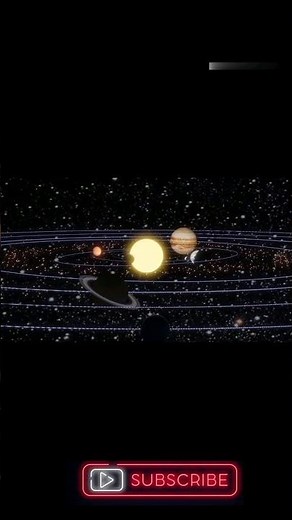 Solar system 3D animated