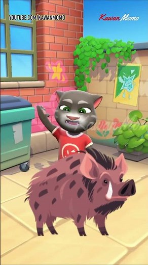 Talking Tom 2025 DEFEAT Monster HOG Use his Head | Talking Tom Cat 2025 Relaunch Gameplay