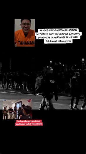 Resbob Menangis Saat Hooligans Bandung Datang
