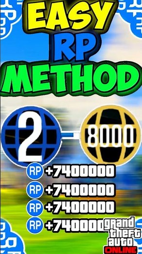 *SOLO* FASTEST RP METHOD to LEVEL UP in GTA 5 Online This Week (From 1-1000)