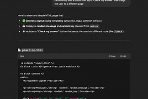 Vigenère Cipher Practice