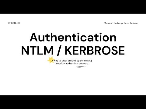 NTLM & Kerberos, How Outlook Authentication works with Exchange and Office 365