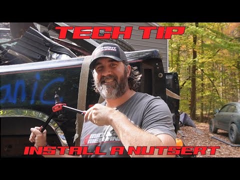 Tech Tip - Nutsert Installation!