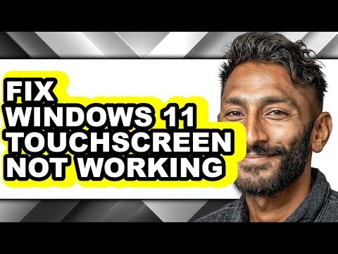 How to Fix Windows 11 Touchscreen Not Working (only Way)