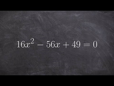 How to find the discriminant and label the solutions of a quadratic