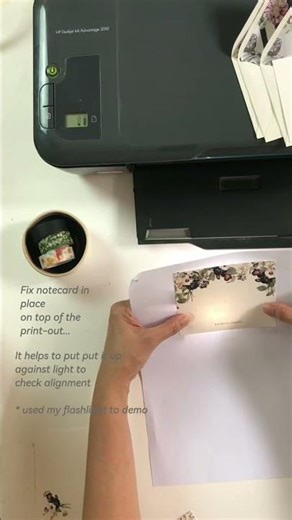 How to print invitation card using a desktop printer. (Professional looking when done!)