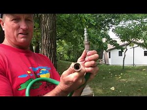 Winterizing the lake sprinkler system