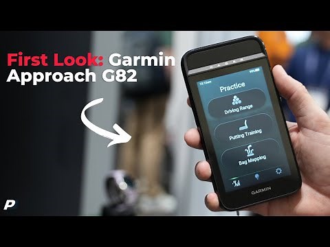 First Look: Garmin Approach G82 Handheld Golf GPS and Launch Monitor