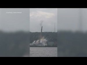 WATCH: Lansing Power Plant demolition