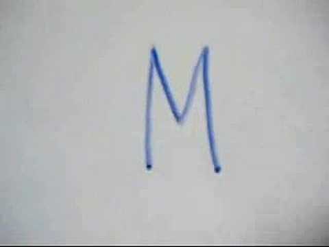 Write the English Alphabet