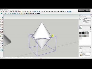 🔴Sketchup How To Make a Cone Perfectly