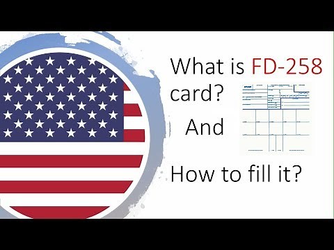 How to fill FD 258 Fingerprint card? | FBI FD 258 | Fingerprint for FBI clearance