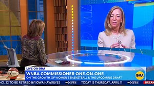 65K views · 1K reactions | The countdown is on! The WNBA draft is just a few days away…and with the mounting anticipation…we’re talking with WNBA commissioner Cathy Engelbert about the top rookies entering the league and their impact at the pro level. I wonder who will be drafted first 樂 | Robin Roberts | Facebook