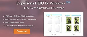 CopyTrans HEIC: Gratis Plugin unterstützt HEIC-Bilder unter Windows