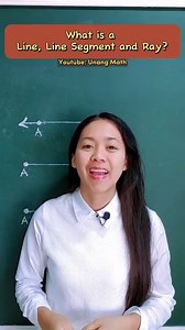 What is a LINE, LINE SEGMENT, and RAY? #geometry #math #tutorial #mathtutor #mathtutorials #mathskills #Education | Unang Math