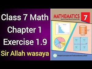 Class 7 Math New Book Chapter 1 Exercise 1.9 | Class 7 Math New Book Unit 1 Exercise 1.9
