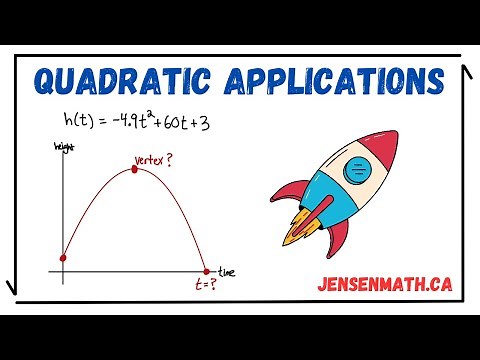 🚀 Applications of Quadratics | math 10 | jensenmath.ca
