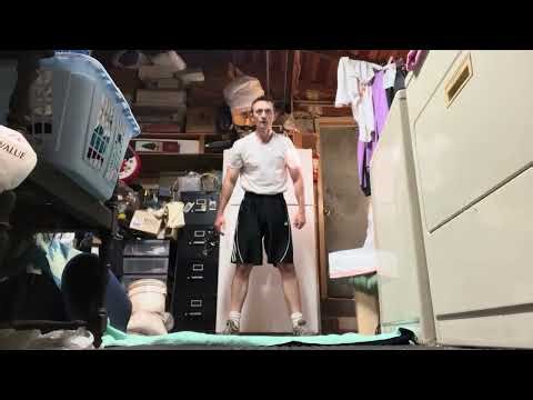 Home 2 Moves 1 to 10 Burpee Cardio Endurance Pyramid Circuit Workout: (694 push-ups & squats). D94.