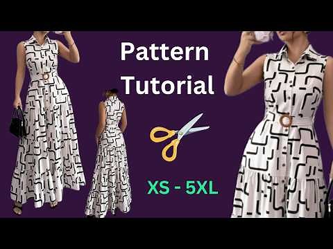 Sewing a Stunning Tiered Maxi Dress | Easy Summer Dress Pattern for All Sizes and Beginners! #sewing