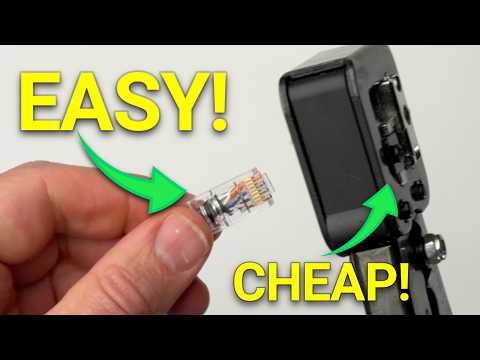 How to Make Your Own Ethernet Cords -- Wiring Passthrough RJ45 Connectors