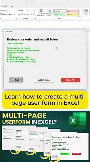 How to Build a Multi-Page UserForm in Excel (Step-by-Step)