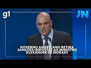 Governo americano retira sanções impostas ao ministro Alexandre de Moraes