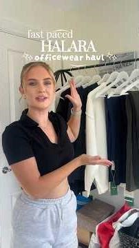 HALARA OFFICEWEAR CLOTHING HAUL / autumn winter 2025