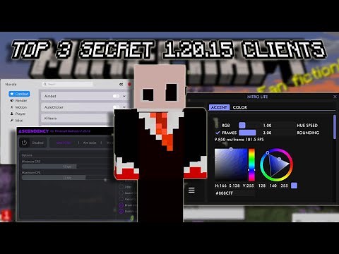 The TOP 3 Best/OP 1.20.30 MCBE HACKED CLIENTS! (Horion Alternatives)