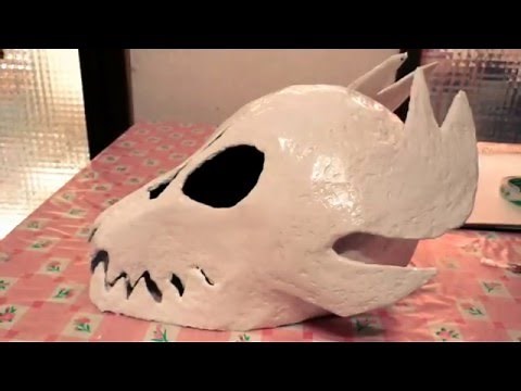 Undertale - Gaster Blaster Cosplay mask 月月光砲面具製作