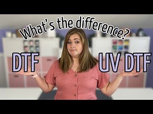 What is the difference between DTF and UV DTF? | Direct to film printing vs UV DTF