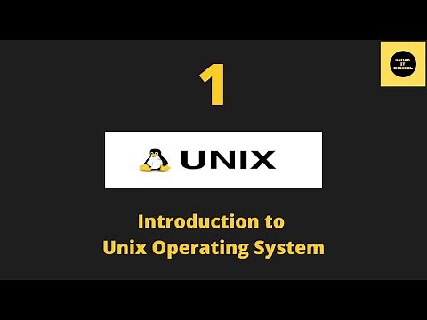 Introduction to Unix Operating System - Unix Basics Tutorial - Part 1