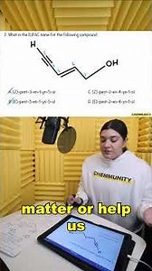 IUPAC Nomenclature Question Multiple Functional Groups: Alkyne, Alkene and Alcohol #orgo