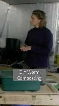 #DIY Worm Composting Bin: Easy #Vermicomposting Setup for Beginners 🐛