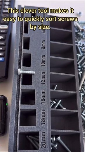The Perfect Tool for Sorting Screws
