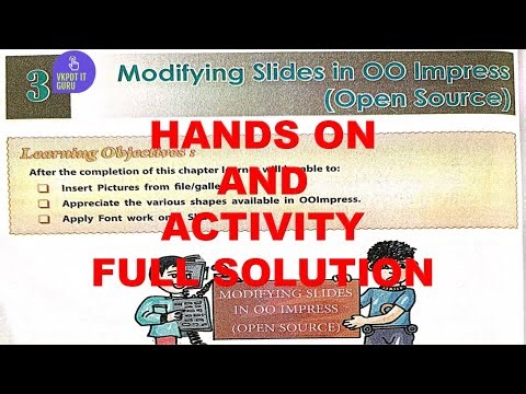 DAV CLASS 6 COMPUTER CHAPTER 3 | MODIFYING SLIDES | HANDS ON | ACTIVITY | ASSESSMENT ACTIVITY