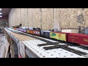 EXTREMELY FAST AND LONG HO SCALE TRAIN