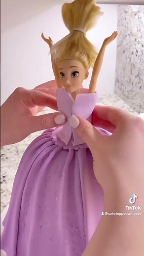 Rapunzel Doll Cake Tutorial | Princess Rapunzel Cake | Tangled Cake | Tangled Princess Doll Cake