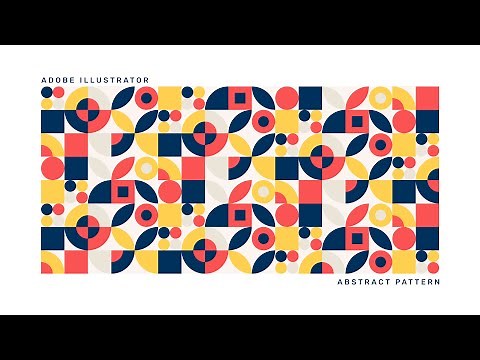 How to Create Abstract Pattern | Adobe Illustrator Tutorial