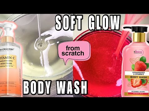 HOW TO MAKE BODY WASH FROM SCRATCH🌺 | DIY EASY & BEGINNERS FRIENDLY #bodywashes #showergel #diy