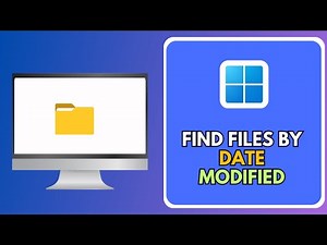 How To Find Files By Date Modified In Windows 11