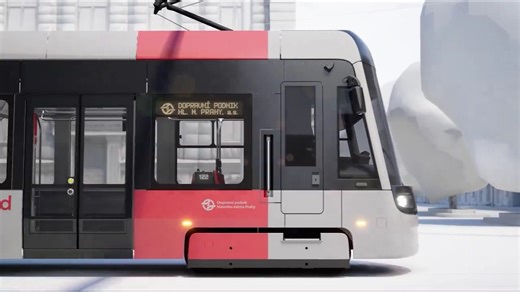 19K views · 457 reactions |  The Prague Transport Company has unveiled the design of the new trams that will hit the streets of the capital starting from December next year. These modern vehicles, supplied by Škoda, will feature a fully low-floor design, reducing noise levels. They are 32 meters long, providing a more spacious passage between individual sections. | Prague Morning | Facebook