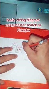 basic wiring diagram using Master switch #basicwiringdiagram #electricaltutorial