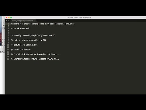 C# Strong name assembly and GAC